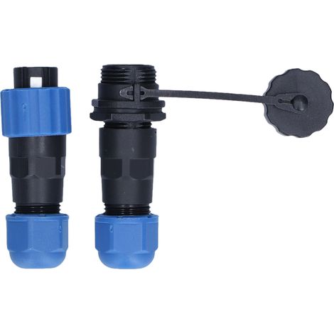 Connecteur de câble aéronautique, prise 1 à 7 broches, connexion robuste, bonne résistance à la corrosion, connecteur de câble, fiche aéronautique 5 broches (250 V 5 A) (1/5)