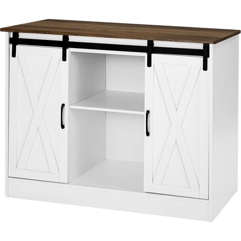 Cabinet à café, Design élégant, Solutions de rangement spacieuses, 42inch (1/2)