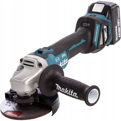 Meuleuse d'angle Makita DGA513RT3J 18 V 3x5 0 Ah accu.