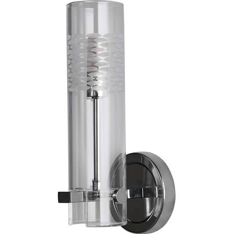Applique Contemporanea Scope Acciaio Cromo Vetro 1 Luce G9 (1/5)
