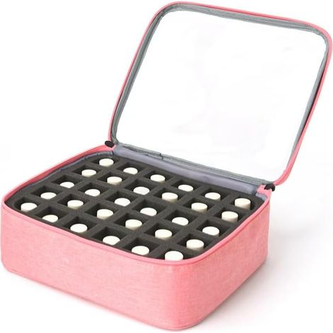 1 Rangement Vernis,30 compartiments,Design monocouche compact,Matériel résistant,Idéal voyage et tiroir (1/5)