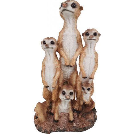 Dekofigur Erdmännchen Familie 40 x 21 x 12 cm Dekofigur (1/2)