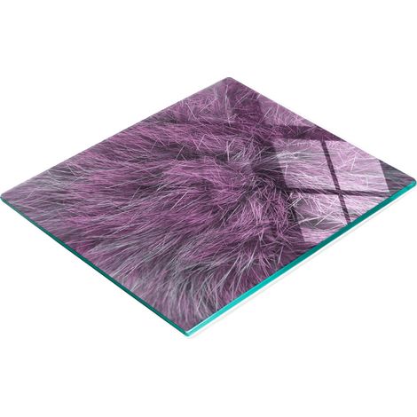 Multifunktionale, dekorative Küchenarbeitsplatte aus gehärtetem Holz, rosa Fell, 60 x 52 cm (1/5)