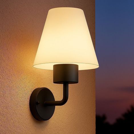 Lampada da parete per esterno E27 IP44 AURA antracite (1/5)