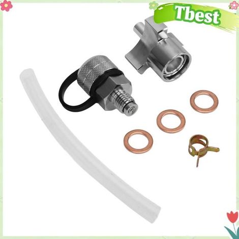 Tbest Vanne de vidange d' Valve de vidange d' , anti-fuite, antirouille, Structure compacte, fixation du auto soupape M14x1,5 (1/5)