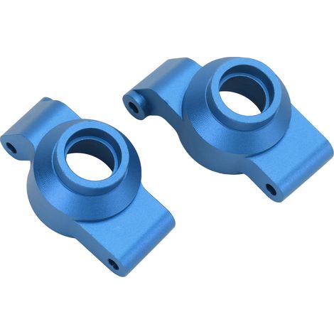 Support d'essieu arrière en alliage d'aluminium, support de moyeu arrière en métal pour TRAXXAS MAXX 1/10 89076 4, pièces et accessoires d'amélioration pour voiture RC, bleu (1/5)