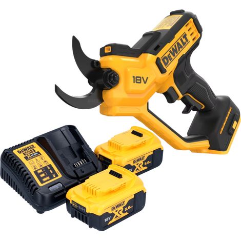 Tijeras de podar sin cable DeWalt DCMPP 568 P2 18 V 38 mm + 2x batería recargable 5,0 Ah + cargador (1/5)