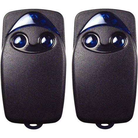 Télécommande de porte de garage électrique 2 x 2 boutons, compatible avec les télécommandes de porte de garage (1/4)