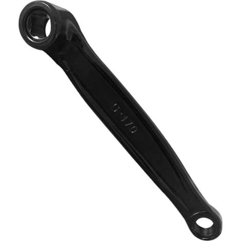 Pédalier horizontal gauche 170 mm, trou diamant noir Monobloc, compatible avec vélos électriques et pliants (1/5)