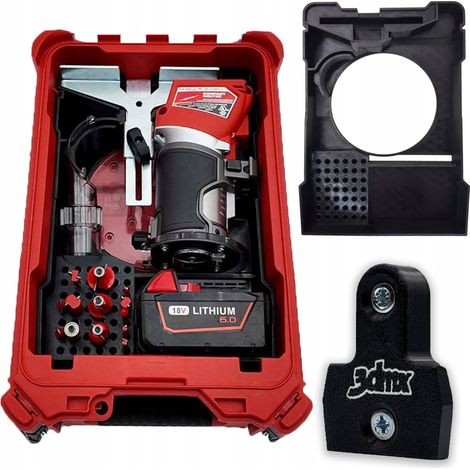 INSERTO ORGANIZADOR MILWAUKEE PACKOUT M18 FUEL FTR8 FRESADORA + GRATIS (1/5)