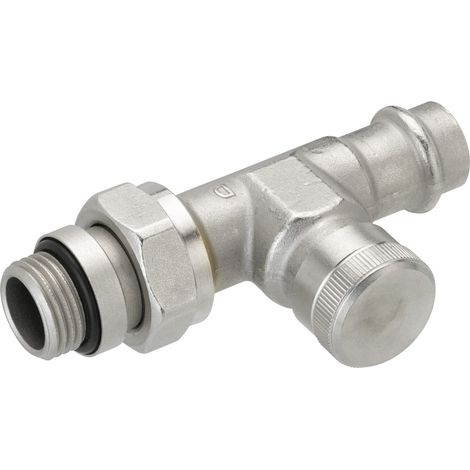 Danfoss Detentore RLV 15 R 1/2, Pressfit, Passante, nichelato, 003L1824