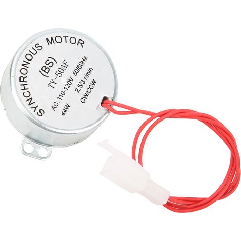 Moteur d'incubateur automatique à double mode (sens horaire/antihoraire) pour le retournement des œufs à basse vitesse. Mini-incubateur 110 V. (1/5)