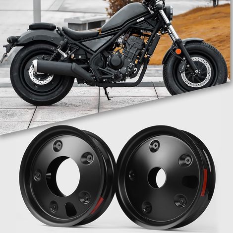 Ensemble d'enjoliveurs de Roue Replacement for Rebel CMX 300 CMX500 Rebel 500 2017-2024,Capuchons de Cache moyeu de Roue protecteurs de Jante (1/5)