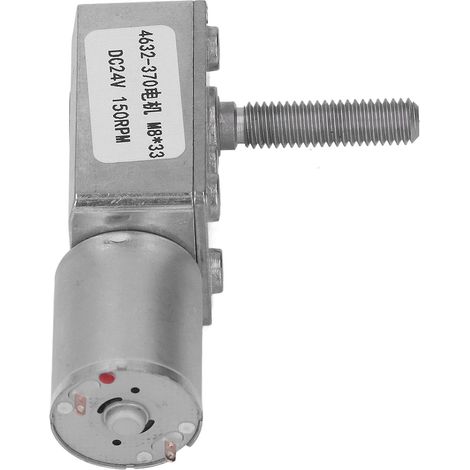 Moteur à vis sans fin turbo, micro-réducteur à torsion élevée, 24 V CC, M8x33 mm, outils électriques, 150 tr/min
