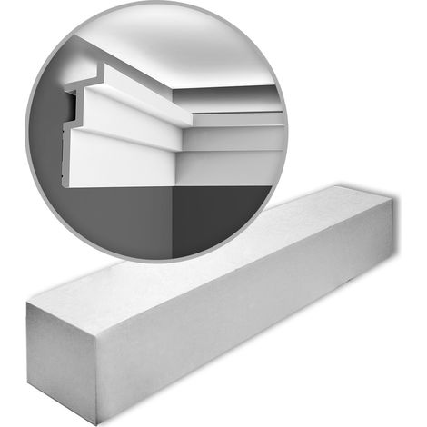 Orac Decor C396-box MODERN STEPS 1 Box 8 pieces Cornice mouldings 16 m