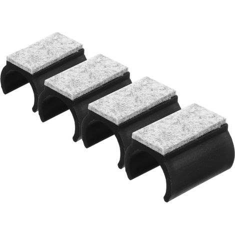 CCYKXAPatins feutres adhésifs 4pcs Forme U pour Pieds de Chaise, Protection antidérapante pour Meubles sur parquet, Coussinets résistants à l’Usure (1/5)