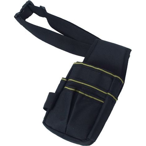 Sac De Ceinture Pour Outils De Quincaillerie Sac à Outils Multifonctionnel Oxford Imperméable Sac Porte-Outil Avec Ceinture Ajustable Pour Électricien, Plombier, Constructeur, Menuisier(900D)1PCS (1/4)