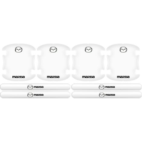 Film Protection Porte Voiture - Film Transparent Auto-Adhésif pour Poignée de Porte - Compatible Tous Véhicules - 8 Pièces (1/5)