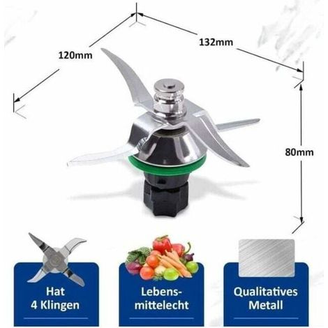 Couteau Thermomix TM5, Lame pour Robot Thermomix Vorwerk TM5, Pièce Détachée et Accessoire de Rechange - RWAccessoires cuisine et cuisson