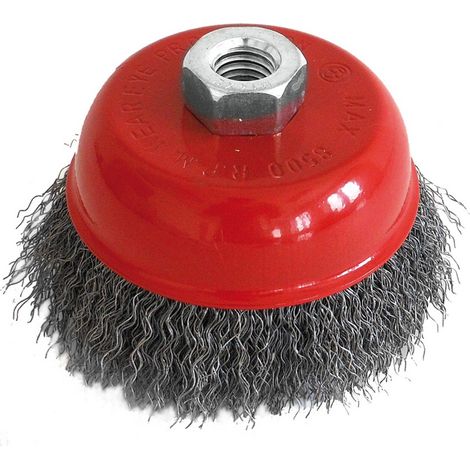 1PZ SPAZZOLA A TAZZA attacco M14 Ï mm. 125