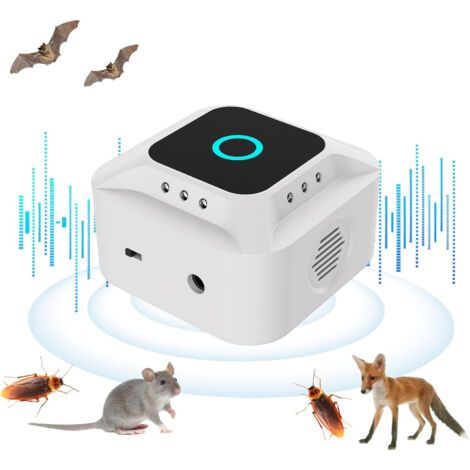 Dispositivo Ultrasónico Antirroedores - Control de Plagas con Luz Intermitente - Efectivo contra Ratones y Ratas (1/5)