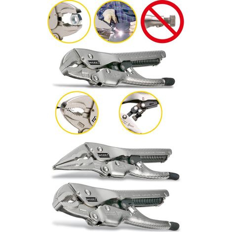 Pinza regolabile autobloccante Semitondi 0 - 44 mm 230 mm Hazet 755-10A (1/5)