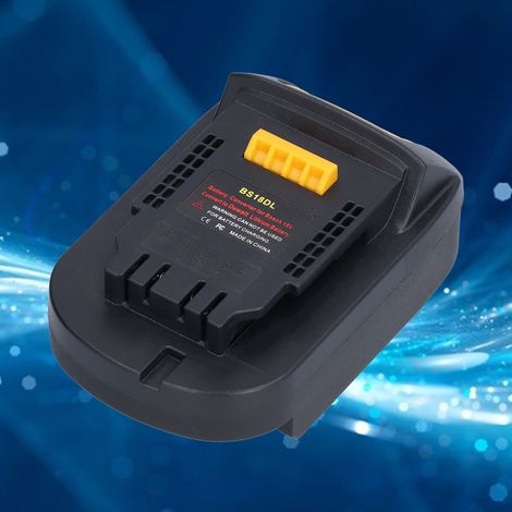 Der Akku-Adapter BS18DL ist kompatibel mit Bosch 18V und Dewalt Lithium-Ionen-Akku-Werkzeugen. (1/5)