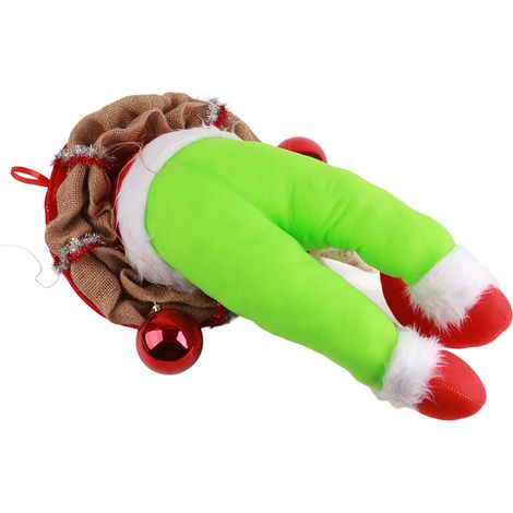 Guirlande de Noël personnalisée personnage de film vert Voleur, décoration humoristique pour porte fenêtre jardin (1/4)