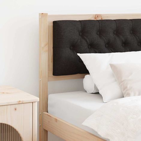 Kopfteil Sonstiges Braun und Schwarz 90 cm Massivholz Kiefer