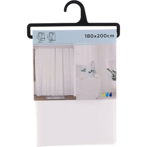 Tenda da doccia peva 180x200cm - bianco - Tendance