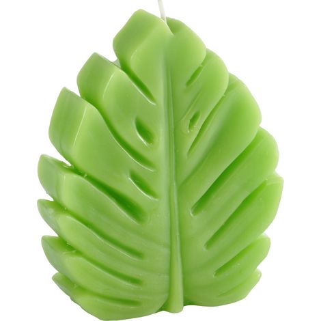 Bougie décorative en forme de feuille (1/3)