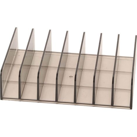 Organisateur Palettes Fards À Paupières - 7 Compartiments Transparent - Pour Plan de Travail Salle De Bain - 1 Pièce (1/5)
