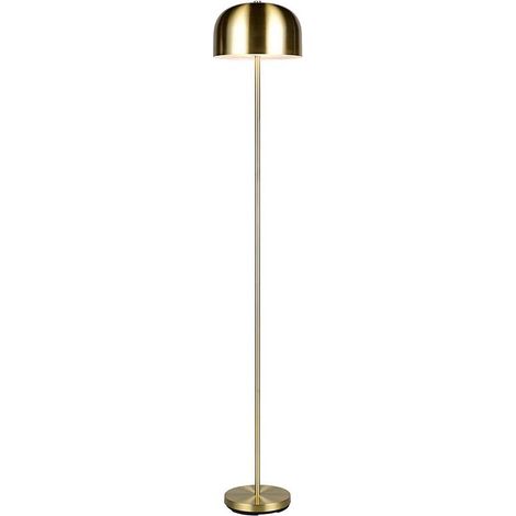 Stehleuchte Standlampe Wohnzimmerlampe LED Touchdimmer Akku USB messing H 147cm