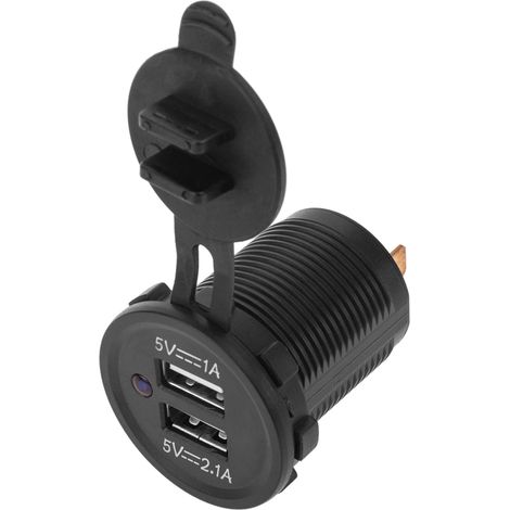 BeMatik - Chargeur USB pour embarquer 5V 3.1A (2.1+1) (1/5)