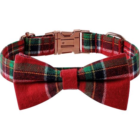 Hundehalsband – Buntes Netzgewebe und maritime Fliege mit Wellenmuster, verstellbares Halsband