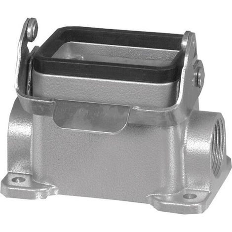 Amphenol C146 10F006 500 1 boîtier de socle 1 étrier longitudinal, 1 sortie de câble, bas format 1 pièce D24072 (1/3)