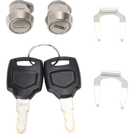 Decdeal Motorradkofferraumschloss mit Schlüsseln, passend für 25L, 32L, 36L, 40L, 45L, 50L, 55L, 60L, 65L, 80L, 85L, 100L Koffer (1/5)