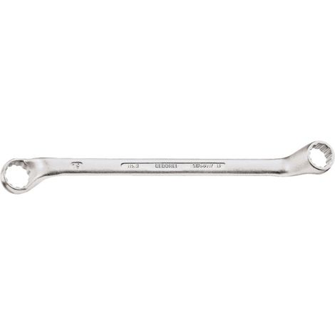 Clé à anneaux doubles 2 41x46mm 485mm de profondeur coudée