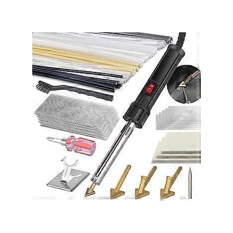 Poste à souder plastique 3 en 1 150 W, kit de soudage plastique, embouts de soudage, kit de soudage plastique pour bricolage, réparations de pare-chocs de kayak, prise UE (1/5)