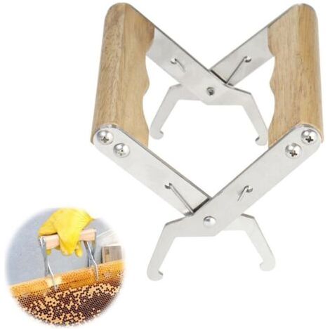 Pair Pince Cadre Ruche Abeille - 1 pièce, Pince Cadre Ruche Abeille 13x9.5x5cm - Accessoire Apiculture (1/5)