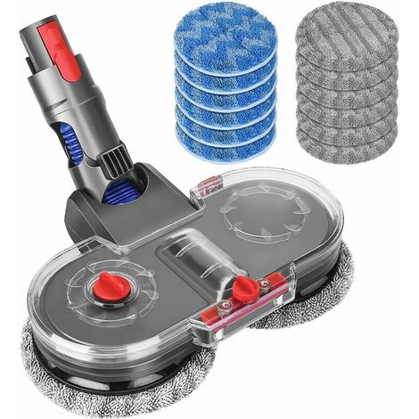 Tête de Vadrouille Electrique pour Dyson V11 V10 V15 V8 V7 Aspirateur, Tête de Balai avec Réservoir et 12 Vadrouille Lavable (1/5)