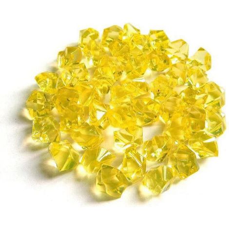 Acrylic Stones - 11 x 14 mm - Transparent Decorative Fillers for Vases Hydroponics Fish Tanks Wedding Decor - 150 pcs (1/5)
