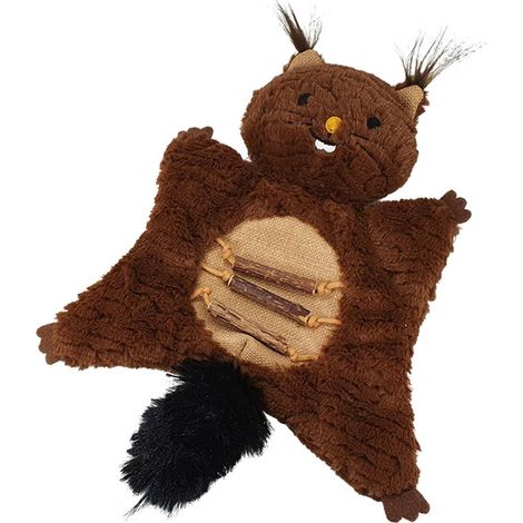 Nobby – Jouet pour chat en peluche écureuil avec matatabi – 27 cm