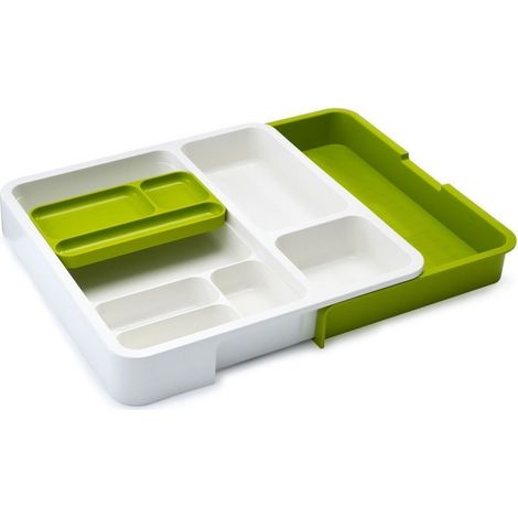 Trade Shop - Cassetto 7023 Organizer Allungabile Estensibile 28-48cm Cassetti Organizzatore -
