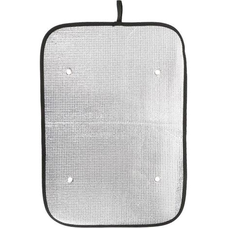 Lot de 2 pare-soleil en aluminium pour portes et fenêtres de camping-car, avec ventouses, pour protection solaire de voiture. (1/5)