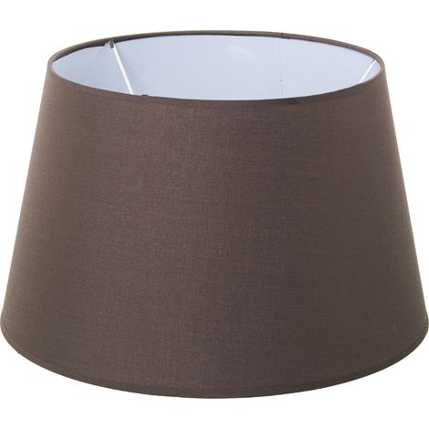 Dunkelbrauner Polyester -Lampenschirm ° 30/° 40x25cmpour Alle Stile, um dem Haus eine Note zu verleihen (1/4)