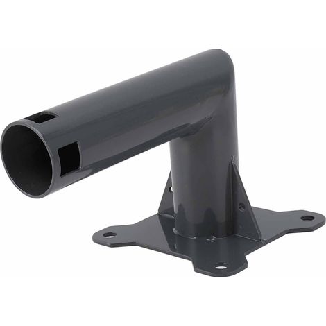 Support, kit de montage robuste, support de toit pour mât mural, support de mât d'antenne Internet par satellite pour Internet Kit Satellite (court : 47 x 2 cm) (1/5)