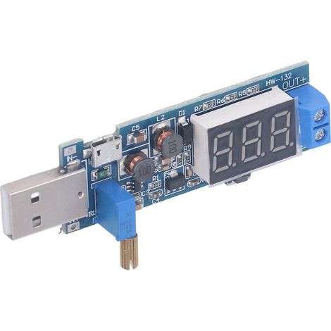 Module d'alimentation USB DC3,5‑12V vers DC1,2‑24V, convertisseur régulateur de tension Buck Boost (1/5)