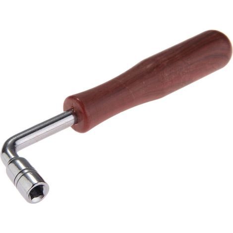Professioneller L-förmiger Klavierstimmhammer, quadratisch, Edelstahl, professioneller Adapter für Saiteninstrumente (1/5)