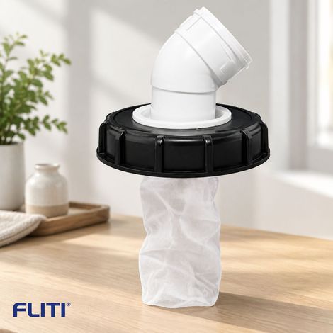 Couvercle de réservoir IBC 1000 litres avec filtre nylon lavable – Dimensions 163 mm – Pour récupération d'eau de pluie – Facile à nettoyer (1/5)
